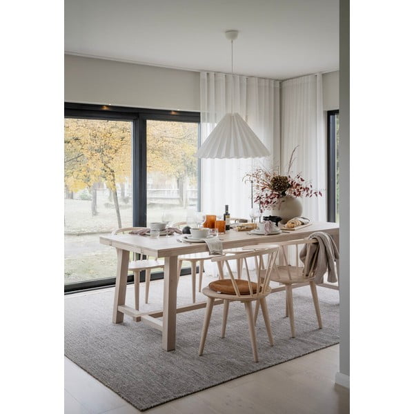 Brooklyn matt lakkozott tölgyfa étkezőasztal, 220 x 95 cm - Rowico-image-1