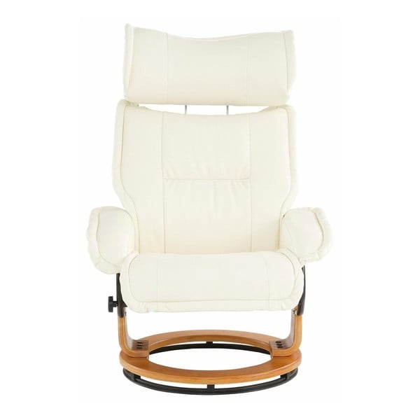 Roubaix krémszínű fotel lábtartóval - Støraa-image-2