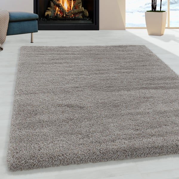 Világosbarna szőnyeg 60x110 cm Fluffy – Ayyildiz Carpets-image-1