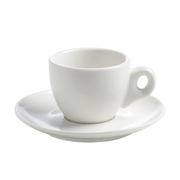 Basic fehér porcelán csésze és csészealj, 70 ml - Maxwell & Williams