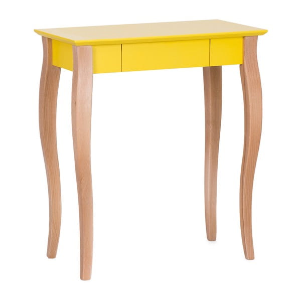 Lillo sárga íróasztal, szélesség 65 cm - Ragaba
