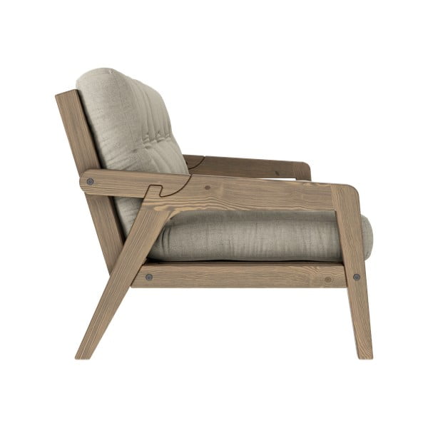 Bézs kinyitható kanapé 204 cm Grab - Karup Design-image-4