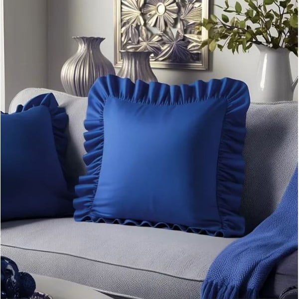 Pamutkeverék párnahuzat 40x40 cm Ruffled – Mila Home-image-1