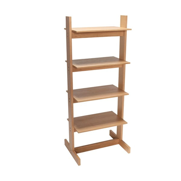 Natúr színű polcos állvány tölgyfa dekorral 59x142 cm Forma – Hübsch-image-2