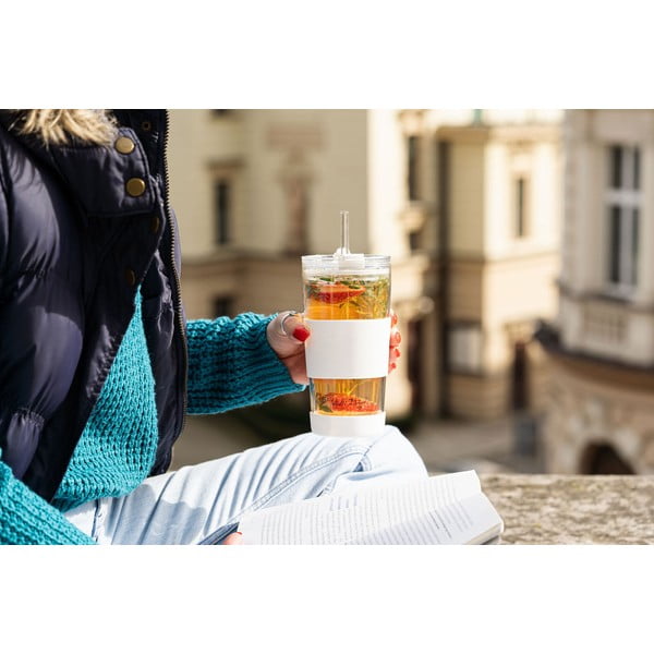 Fehér termobögre 600 ml Fuori – Vialli Design-image-2