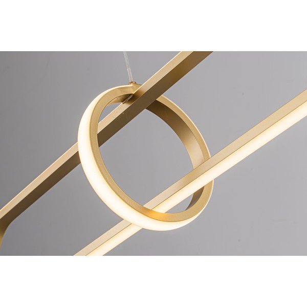 Aranyszínű fém LED függőlámpa Alken – Bizzotto-image-3