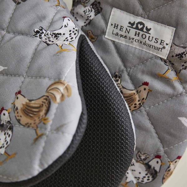 Pamut edényfogó kesztyű szett 2 db-os Hen House – Cooksmart ®-image-3