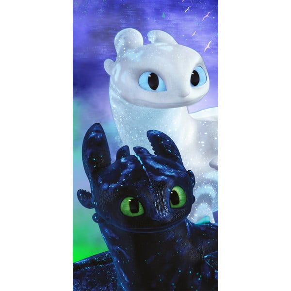Pamut gyerek fürdőlepedő 70x140 cm How to Train Your Dragon – Jerry Fabrics