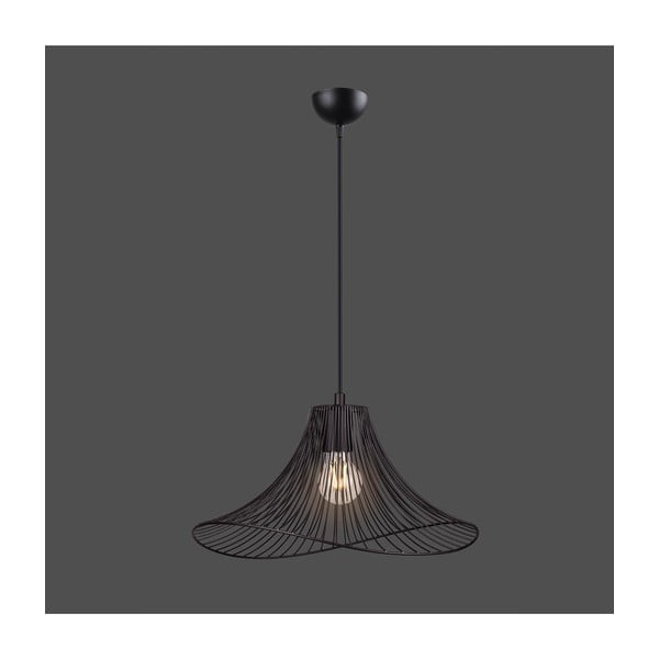 Fekete függőlámpa ø 40 cm Wavy – Squid Lighting-image-2