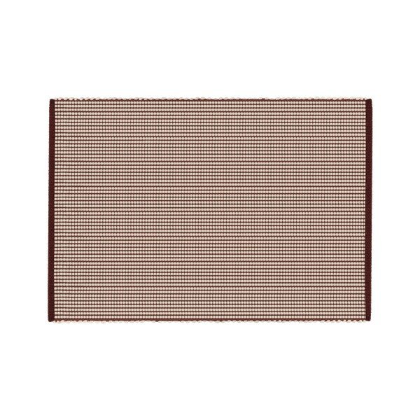 Borvörös-natúr színű kézi szövésű gyapjú szőnyeg 140x200 cm Talo – noo.ma-image-4