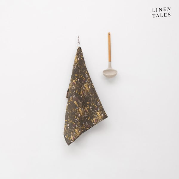 Len konyharuha 45x65 cm Woodland – Linen Tales