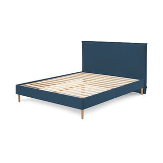 Sary Light kék kétszemélyes ágy, 160 x 200 cm - Bobochic Paris