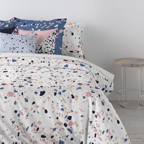 Terrazzo pamut paplanhuzat, 140 x 200 cm - Blanc-image-3