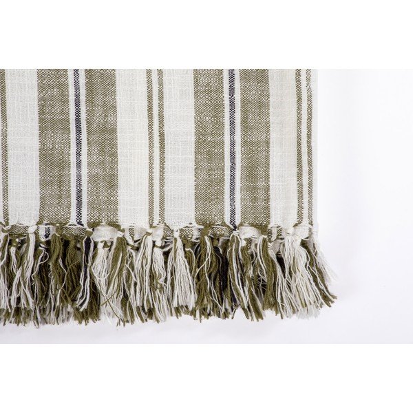 Zöld pamut takaró 150x200 cm Indira – Tiseco Home Studio-image-1