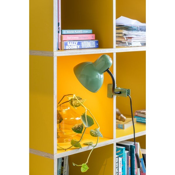 Zöld fém asztali lámpa (magasság 33,5 cm) New Retro – Leitmotiv-image-1