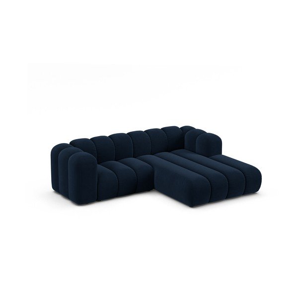 Sötétkék sarokkanapé (jobb oldali) Lupine – Micadoni Home-image-1