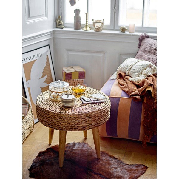 Narancssárga-lila puff Walder - Bloomingville-image-2