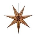 Barna fénydekoráció karácsonyi mintával ø 45 cm Glitter – Markslöjd