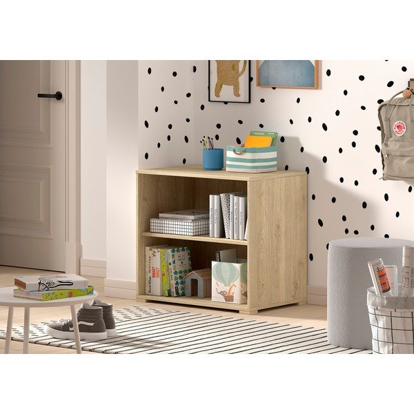 Natúr színű gyerek könyvespolc 68x62x43 cm Sam – Vipack-image-1