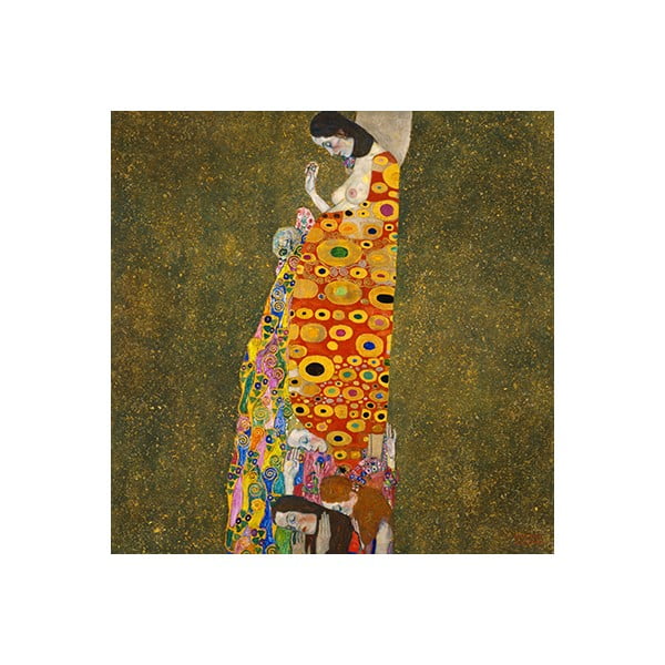 Hope, 60 x 60 cm - Gustav Klimt másolat