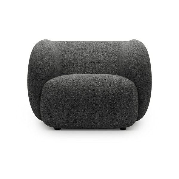 Sötétszürke fotel Kate – Micadoni -image-1