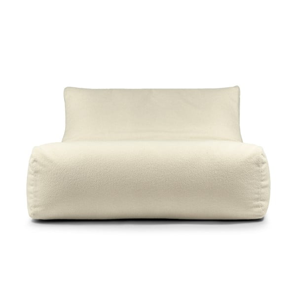 Krémszínű buklé babzsákfotel Sofa Lounge – SLOWDOWN-image-2