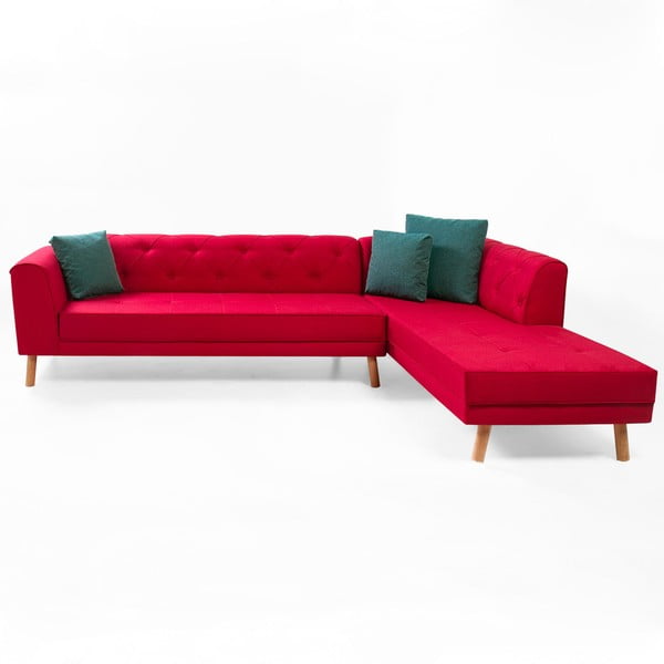 Home Anna piros kanapé, jobb sarok - Balcab