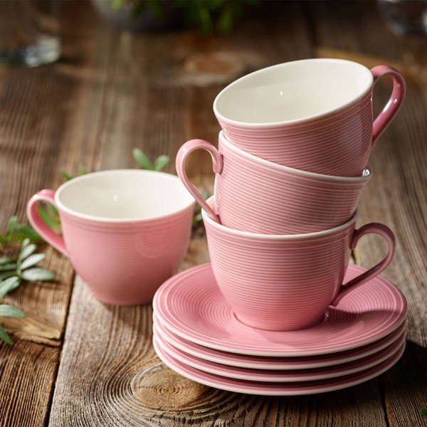 Rózsaszín porcelán kávéscsésze, 0,25 l - Like by Villeroy & Boch Group-image-1