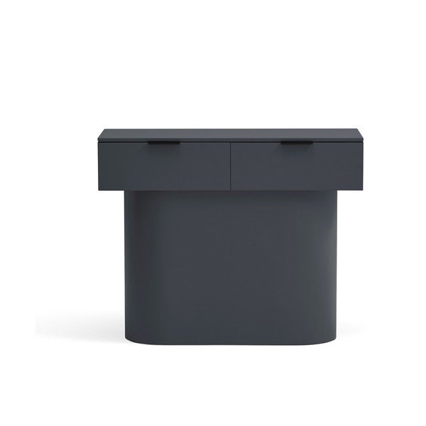 Antracitszürke konzolasztal 36x100 cm Totem – Teulat-image-2