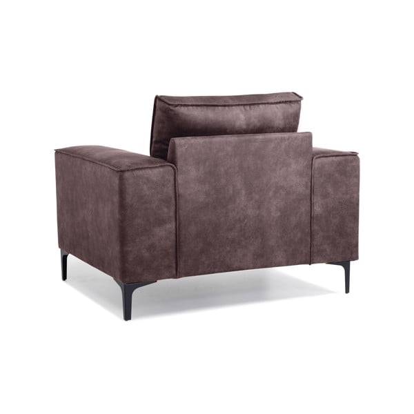 Copenhagen sötétbarna műbőr fotel - Scandic-image-3