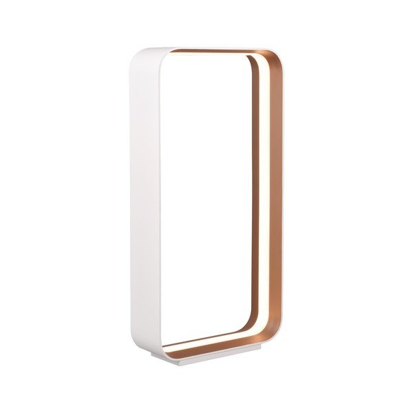 Fehér LED asztali lámpa hangvezérléssel-mobil alkalmazás vezérléssel, fém búrával (magasság 61 cm) Cizione – CINQUE-image-2