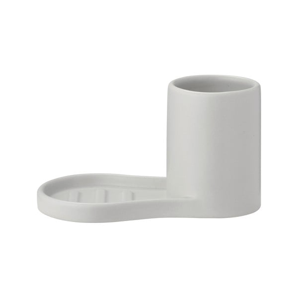 Világosszürke agyagkerámia mosogatóeszköz tartó Piro – Blomus