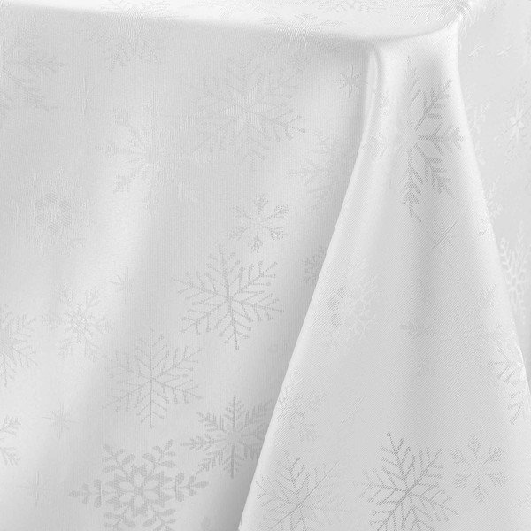 Jacquard asztalterítő karácsonyi mintával 140x300 cm Flocons – douceur d'intérieur-image-3