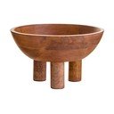 Natúr színű fa tál ø 27 cm Kara – Premier Housewares