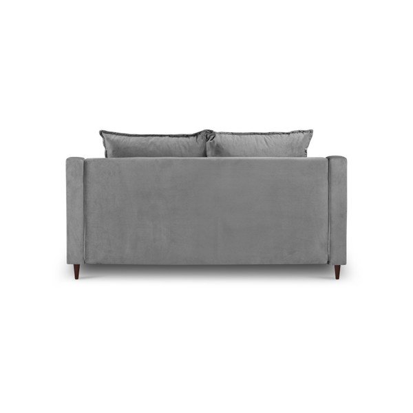 Freesia szürke bársony kanapé, 150 cm - Mazzini Sofas-image-3