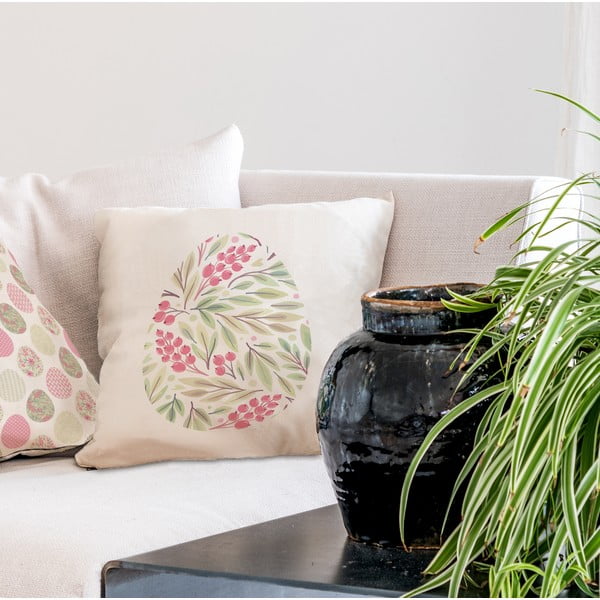 Spring Eggs II. pamut párna, 45 x 45 cm - Butter Kings-image-1