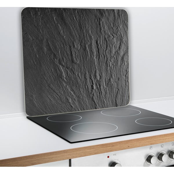 Edzett üveg falvédő tűzhelyhez 50x56 cm – Wenko-image-1