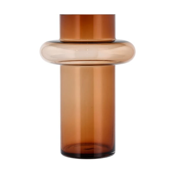 Tube narancssárga üveg váza, magasság 30 cm - Lyngby Glas