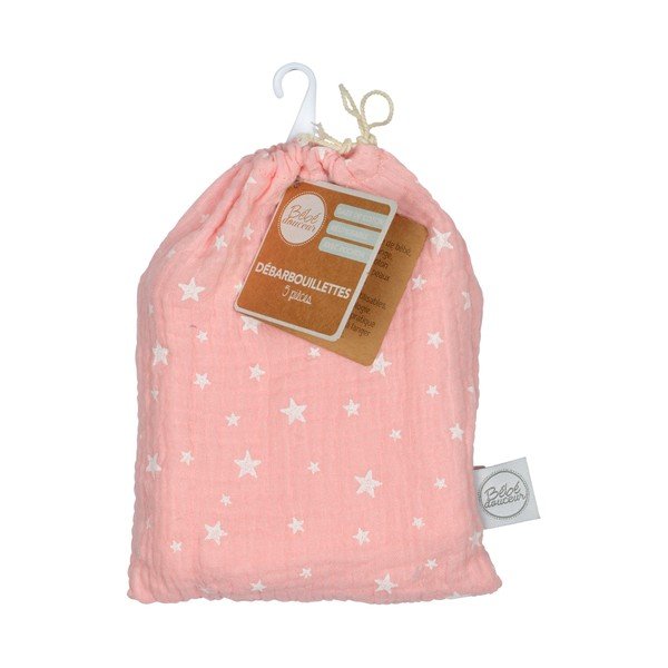 Muszlin mosdókesztyű szett 5 db-os – Bébé Douceur-image-2