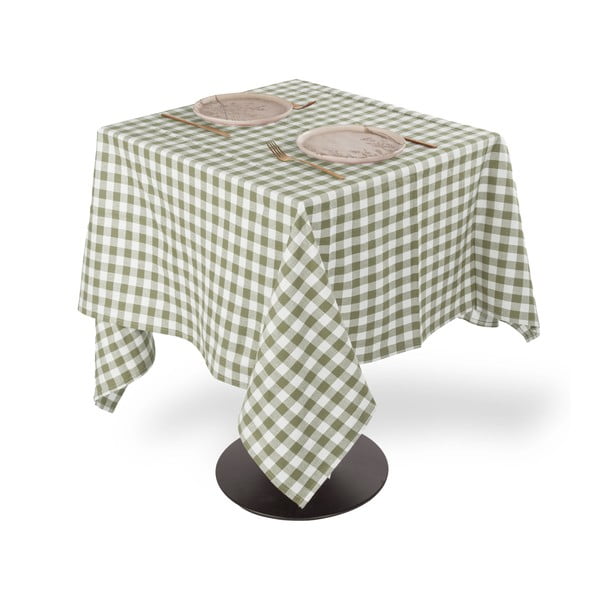 Pamut asztalterítő 150x150 cm Gingham – Tiseco Home Studio