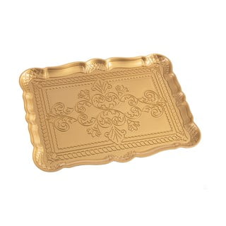 Aranyszínű szervírozó tálca 30,5x23 cm - Casa Selección