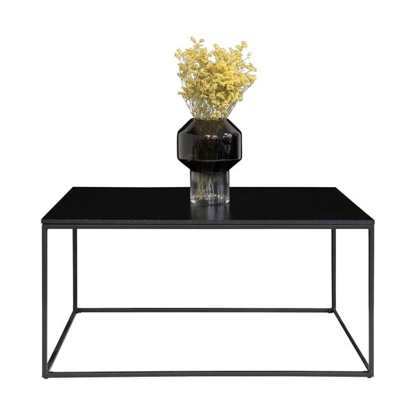 Vita fekete dohányzóasztal acél kerettel, 90 x 60 cm - House Nordic-image-2