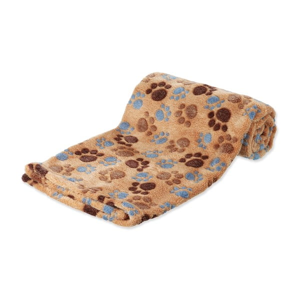 Bézs fleece univerzális kisállat takaró 100x150 cm Trixie Laslo – Plaček Pet Products