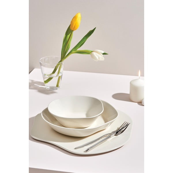 Basic 2 db fehér tányér, ø 24 cm - Kütahya Porselen-image-1