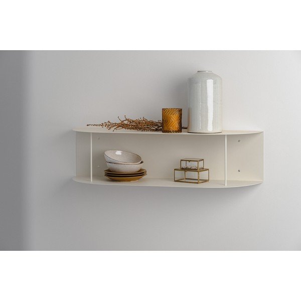 Sötétkék többszintes fém fali polc 80 cm Lina – noo.ma-image-1