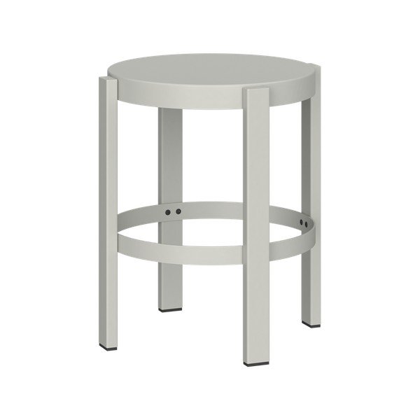 Világosszürke acél ülőke Doon – noo.ma