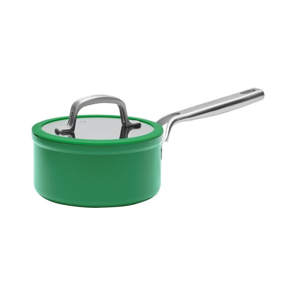 Indukciós tűzhelyhez alkalmas edény fedővel-kerámia felülettel 1,3 l Meda 3.0 – FABINI