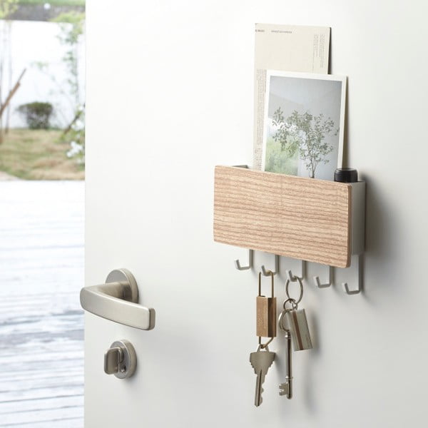 Rin fehér fali kulcstartó- YAMAZAKI-image-1