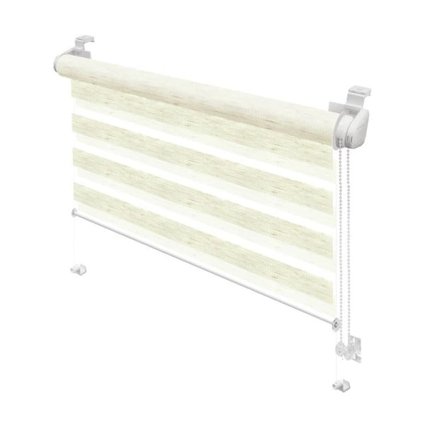 Natúr színű nappali-éjszakai roló 97x150 cm Zebra Silvalin – Gardinia-image-1