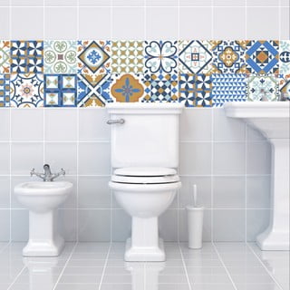 Azulejos Ornaments Mosaic 24 db-os falmatrica készlet, 10 x 10 - Ambiance